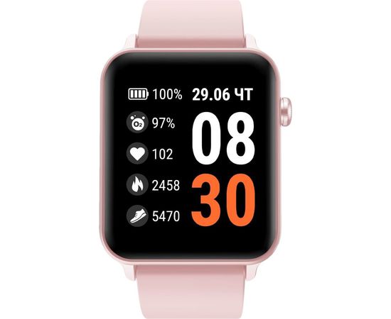  Умные часы GEOZON Leader G-SM20PNK Pink 