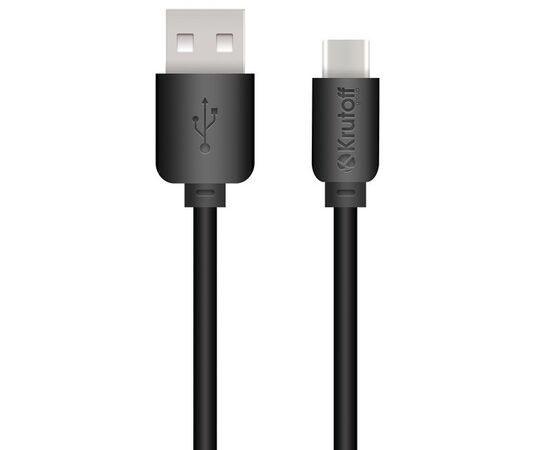  Кабель USB Type-C Krutoff Classic (2m) белый (пакет) 