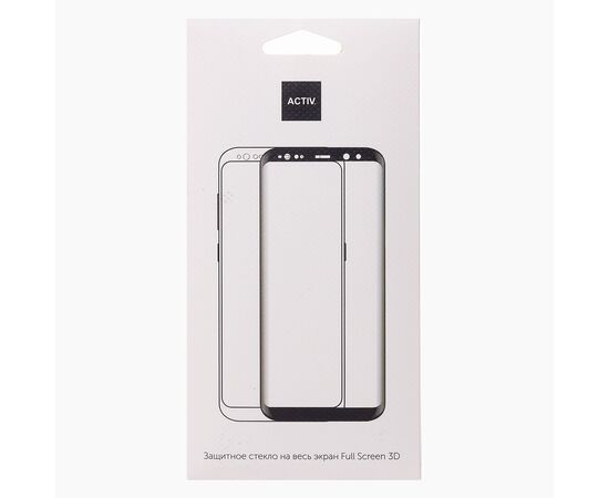  Защитное стекло Full Screen Activ Clean Line 3D для "Xiaomi Redmi Note 8 Pro" (black)(109857) 
