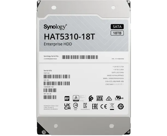  Внешний HDD Synology HAT5310-8T 3.5" 8TB SATA III, 256 Mb, 7200 rpm 