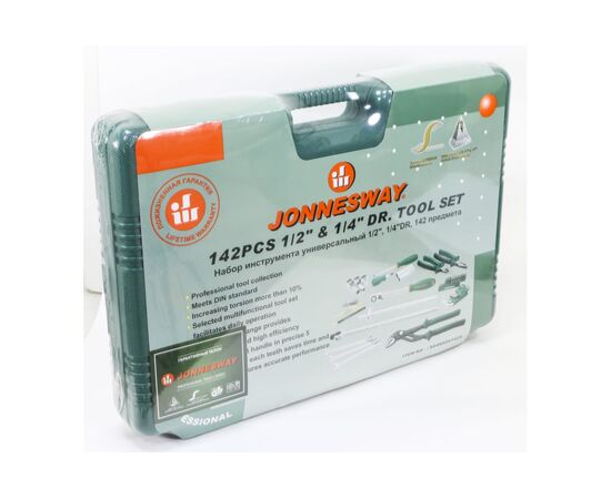 Набор инструмента универсальный Jonnesway S04H524142S 46100 1/4, 1/2DR 
