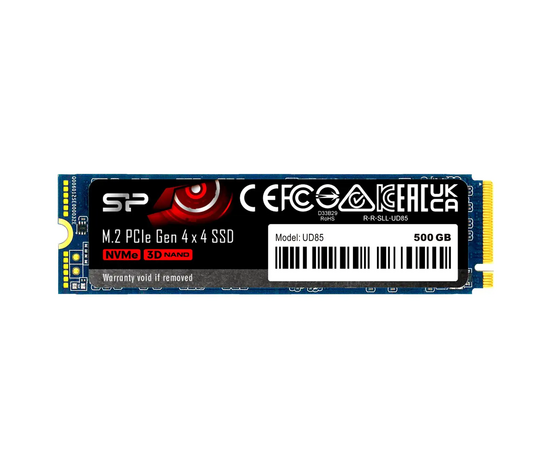  SSD Silicon Power UD85 SP500GBP44UD8505, 500GB, M.2 2280, PCI-E 4x4 R/W - 3600/2400 MB/s 