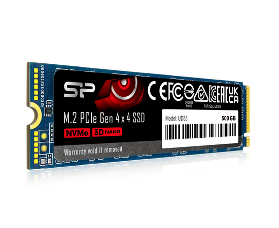  SSD Silicon Power UD85 SP500GBP44UD8505, 500GB, M.2 2280, PCI-E 4x4 R/W - 3600/2400 MB/s 