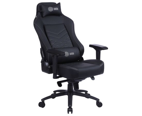  Кресло Cactus (CS-CHR-0112BL-M) черный эко.кожа 
