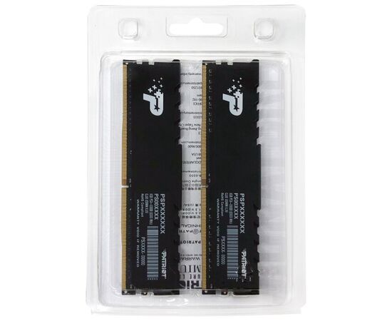  ОЗУ PATRIOT Signature PSP464G3200KH1 DDR 4 DIMM 64Gb (32Gbx2) PC25600, 3200Mhz, (retail) 
