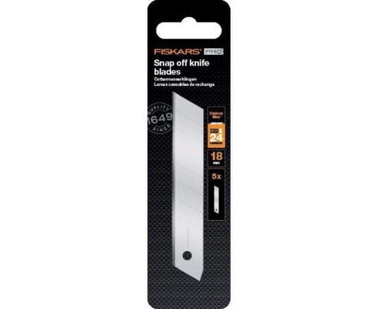  Лезвия сменные Fiskars CarbonMax 1027232 для ножа 18 мм 5шт. 