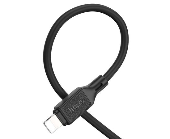  Кабель USB HOCO X90 Cool USB - Lightning, 2.4А, 1 м, черный 