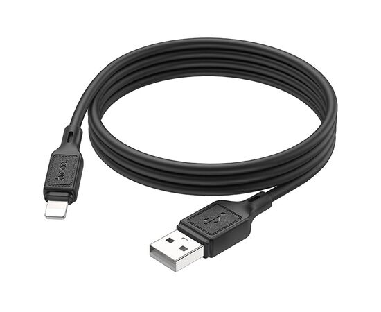  Кабель USB HOCO X90 Cool USB - Lightning, 2.4А, 1 м, черный 