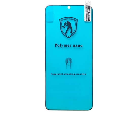  Защитная пленка Polymer nano для Samsung S8, Full Glue 3D, чувствителен к отпечатку, прозрачный+черная рамка 