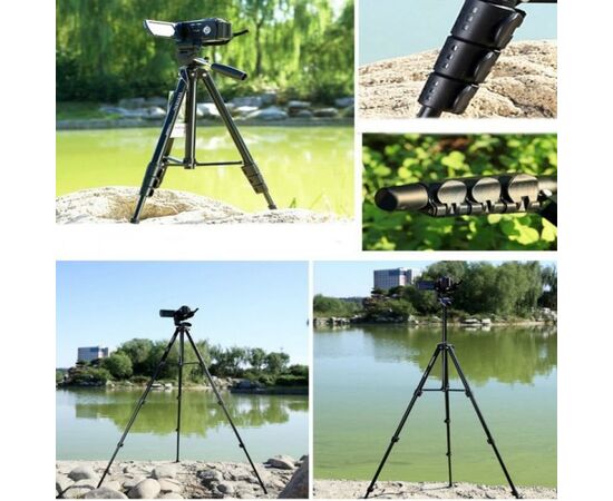 Штатив-трипод YUNTENG VCT-680, напольный, 42,5 - 143 см, черный 
