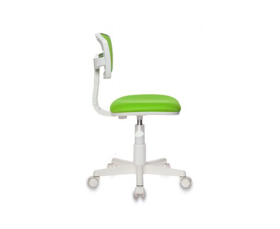  Кресло детское Бюрократ CH-W299/SD/TW-18 спинка сетка салатовый TW-03A TW-18 (пластик белый) 