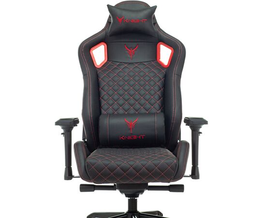 Кресло Knight Titan BR эко.кожа черный/красный 