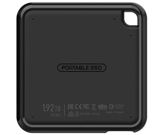  SSD Silicon Power PC60 SP256GBPSDPC60CK USB-C 256Gb 1.8" черный 