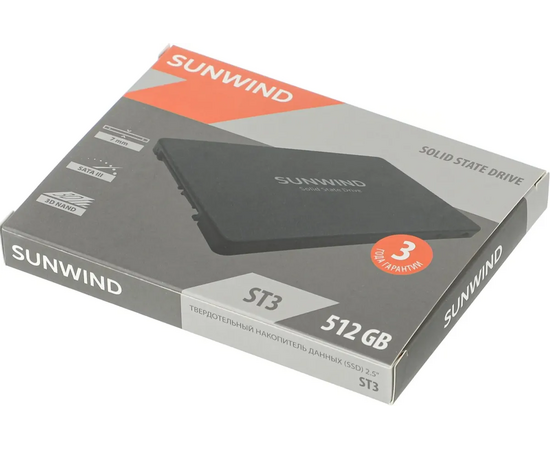  SSD SunWind ST3 SWSSD512GS2T SATA-III 512GB 2.5" 