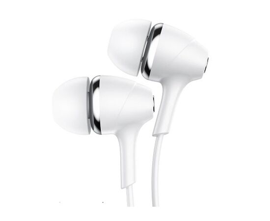  Наушники вакуумные для AUX разъема с микрофоном  длина 1.2м Hoco M76 (White) 