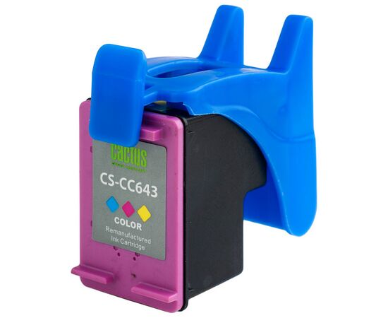  Картридж струйный Cactus CS-CC643 №121 многоцветный 9мл для HP DJ D1663/D2563/D2663/D5563/F2423/F2483/F2493/F4213/F4275/F4283/F4583/PS C4683/C4783 
