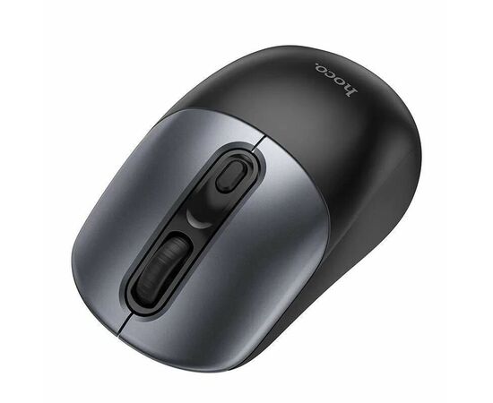  Мышь HOCO GM28 2.4G business wireless mouse black (металически-серый) 