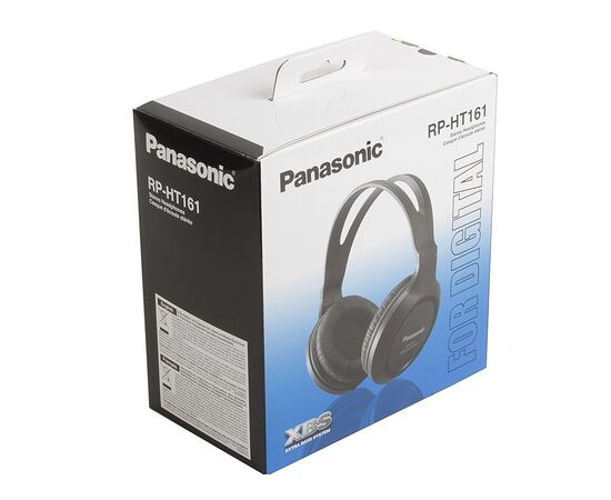  Наушники Panasonic RP-HT161E-K, мониторные, длина шнура 2 м 