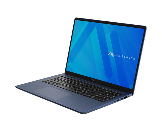  Ноутбук Maibenben M645 (M6451SB0LURE3) 16" FHD IPS, AMD R5-4600H, 8Gb, 512Gb SSD, Linux, синий (мышка + коврик) 