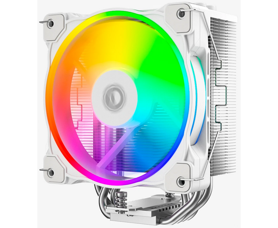  Кулер ID-COOLING SE-214-XT ZF White LGA1700/1200/115X/AM5/AM4 (TDP 180W, PWM, 4 тепл.трубки прямого контакта, Fan 120mm, Addressable RGB LED) 
