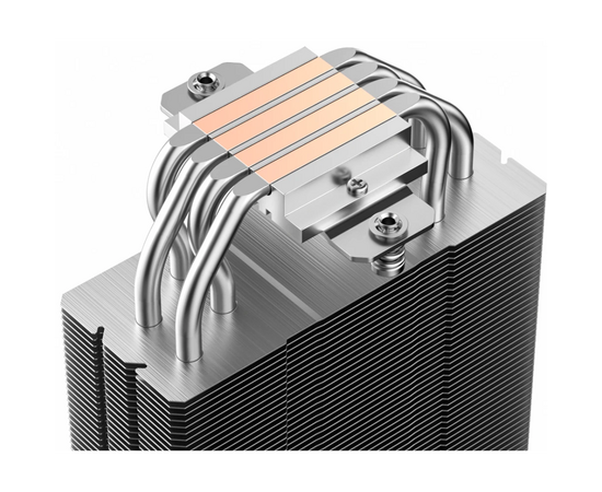  Кулер ID-COOLING SE-214-XT ZF White LGA1700/1200/115X/AM5/AM4 (TDP 180W, PWM, 4 тепл.трубки прямого контакта, Fan 120mm, Addressable RGB LED) 