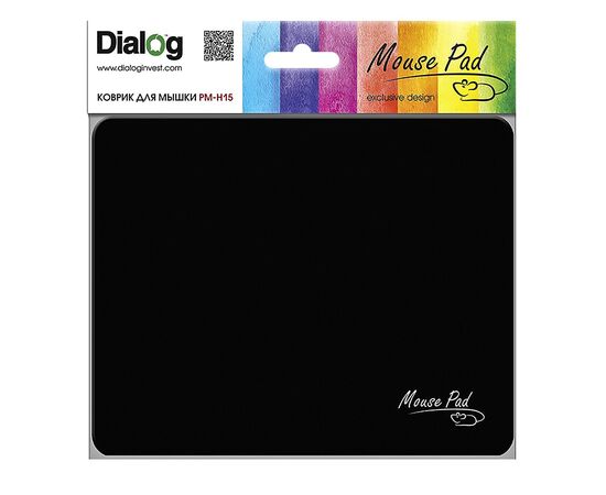  Коврик для компьютерной мыши Dialog PM-H15 (black) (52863) 