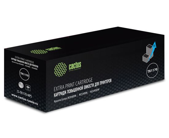  Картридж лазерный Cactus CS-TK1170-MPS черный (12000стр.) для Kyocera Ecosys M2040dn/ M2540dn/M2640idw 