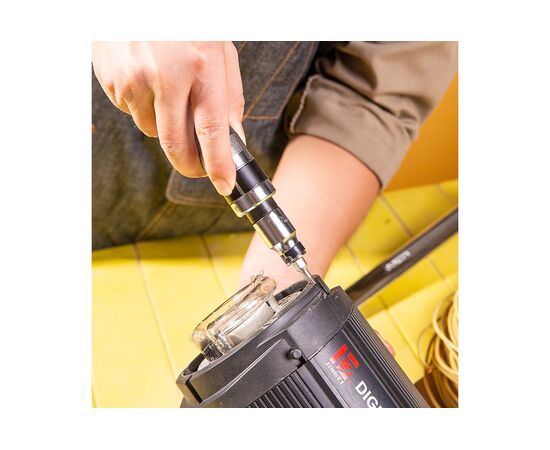  Отвертка ударно-поворотная Deli DL8901 с набором бит 13 шт (PH1, PH2x2, PH3, PH4, SL5, SL6, SL8, SL9, H4, H5, H6, H8), Cr-V, пласт. кейс) 