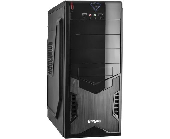  Корпус ExeGate CP-601 Black EX261451RUS ATX, CP500W, 80mm, 2xUSB, Audio 