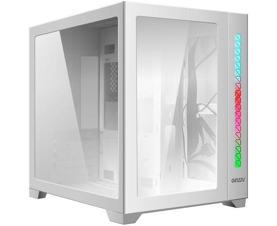  Корпус Ginzzu V400 RGB Белый 