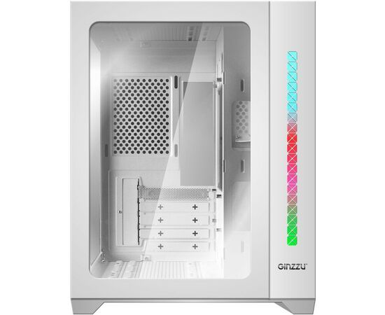  Корпус Ginzzu V400 RGB Белый 
