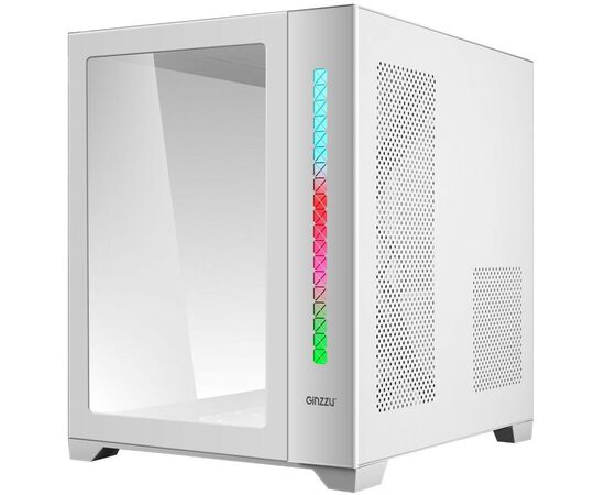  Корпус Ginzzu V400 RGB Белый 