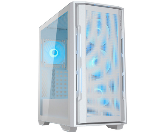  Корпус Cougar Uniface X RGB White, 3x140mm ARGB +1x120mm ARGB Fan, ARGB Fan Hub, без БП, белый, E-ATX 