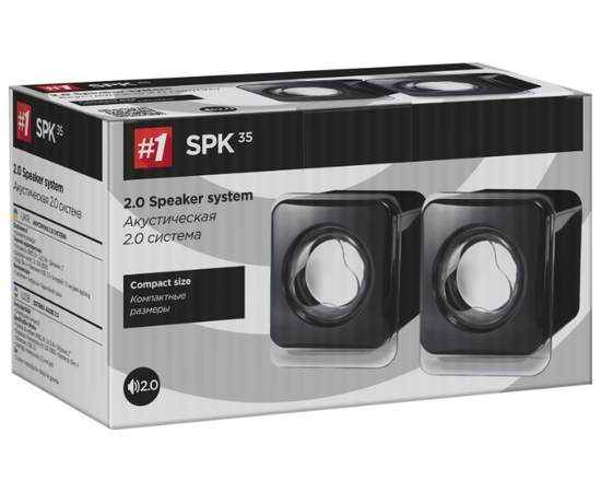  Акустическая система 2.0 Defender SPK 35 5 Вт, питание от USB 