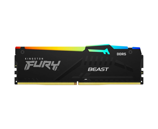  ОЗУ Kingston Fury Beast Expo RGB KF552C36BBEA-16 DDR5 16GB 5200MHz RTL Gaming PC5-41600 CL36 DIMM 288-pin 1.25В kit single rank с радиатором Ret 