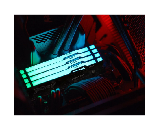  ОЗУ Kingston Fury Beast Expo RGB KF552C36BBEA-16 DDR5 16GB 5200MHz RTL Gaming PC5-41600 CL36 DIMM 288-pin 1.25В kit single rank с радиатором Ret 