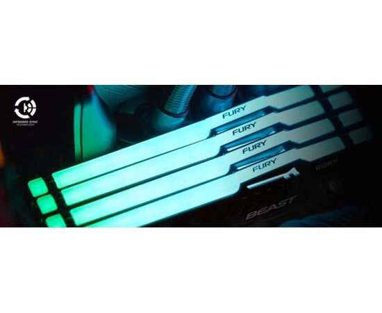  ОЗУ Kingston Fury Beast KF552C40BBAK4-64 DDR5 - 4x 16ГБ 5200МГц, DIMM, Ret 