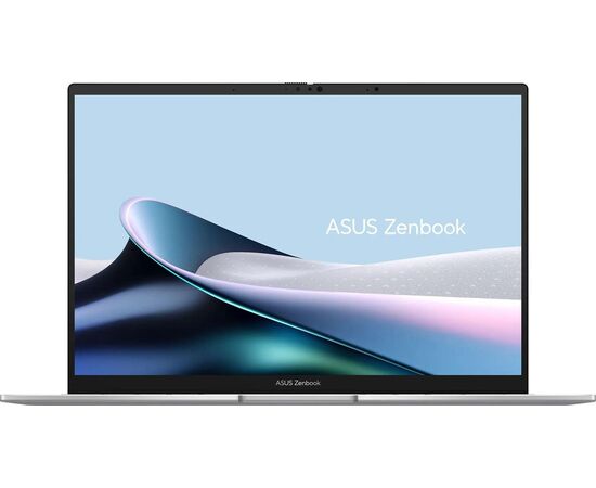 Ноутбук Asus Zenbook 14 UX3405CA-PP477 (90NB14W2-M00N00) Core Ultra 9 285H 32Gb SSD512Gb Intel Arc 14" OLED FHD+ (1920x1200) без ОС silver 